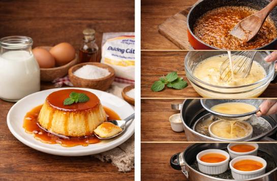 Cách làm bánh Flan tại nhà