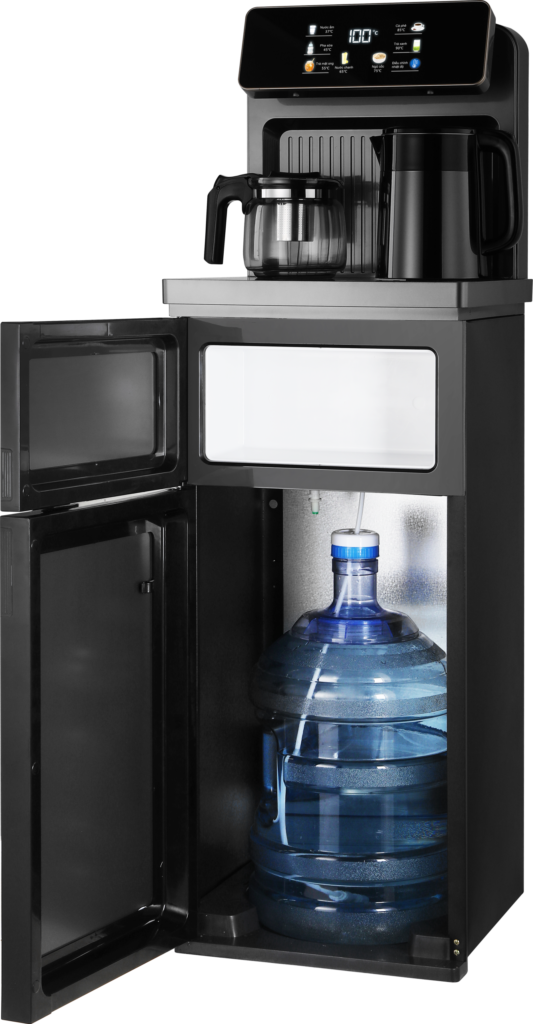 Cây nước nóng lạnh HIKIRA - Thùng chưa ruộng, chất liệu Inox an toàn tuyệt đối