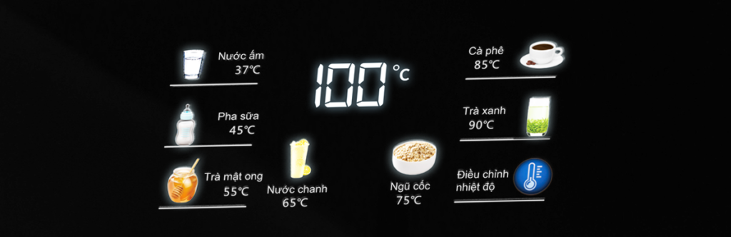 Bảng điều khiển đa dạng, nước nóng nhanh
