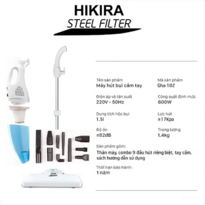 Máy hút bụi cầm tay Hikira