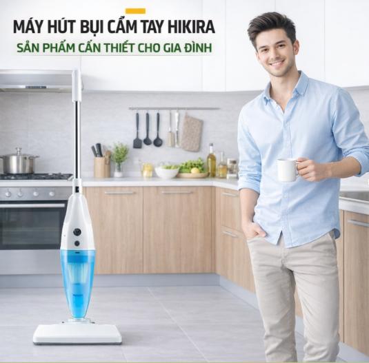Máy hutsbuij cầm tay HiKIRA Top 1 máy cầm tay có lực hút tốt nhất