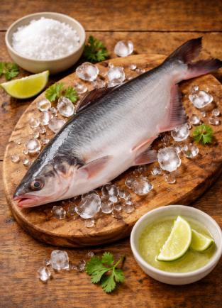 Nguyên liệu kho cá phải thật tươi ngon