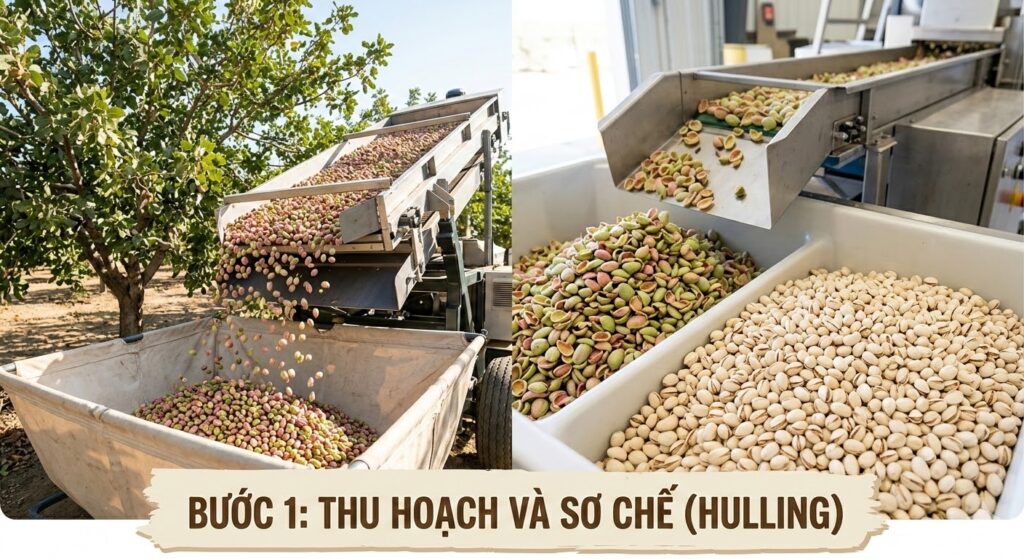 Nguyên liệu nấu sữa hạt dẻ cười