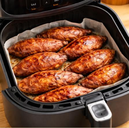 Cách nướng khoai lang mật bằng nồi chiên không dầu