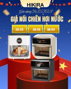Giá nồi chiên hơi nước giá bao nhiêu các hãng