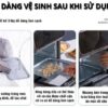 Nồi chiên không daaif HIKIRA 20L dễ dàng vệ sinh